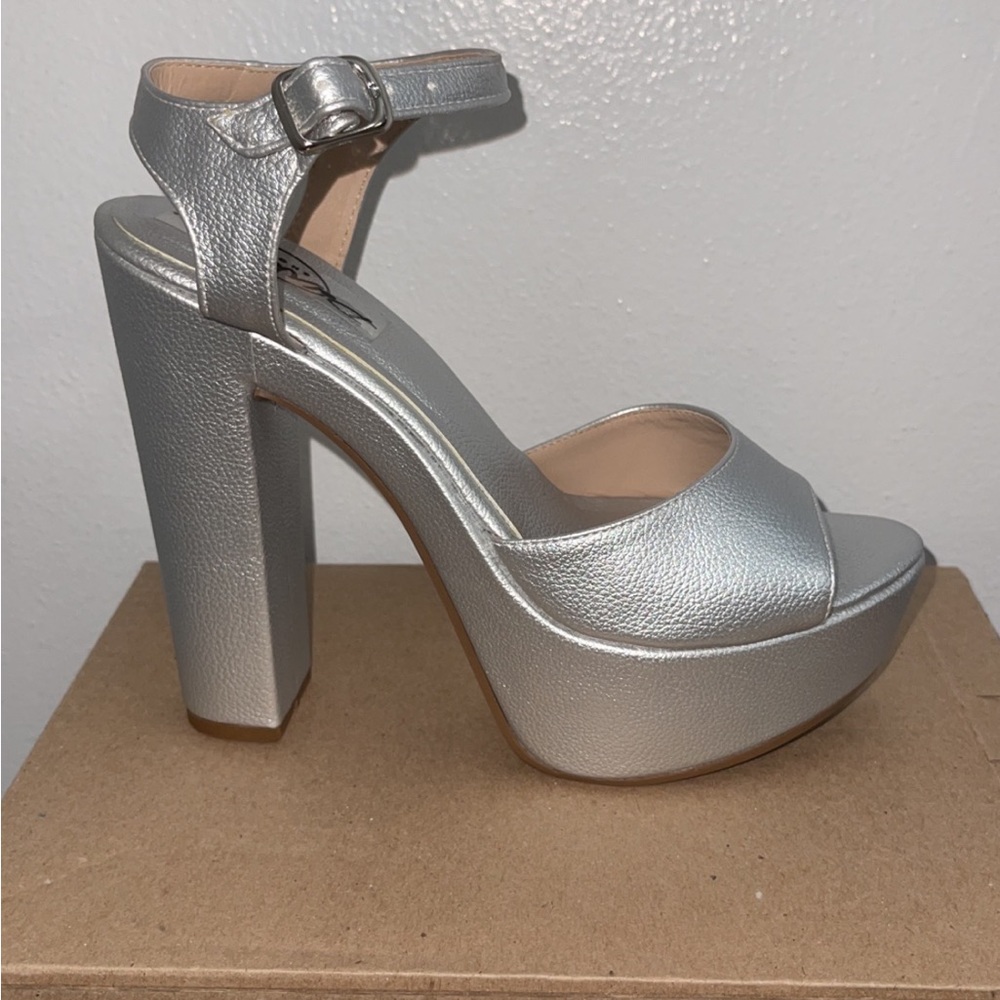 Silver heels